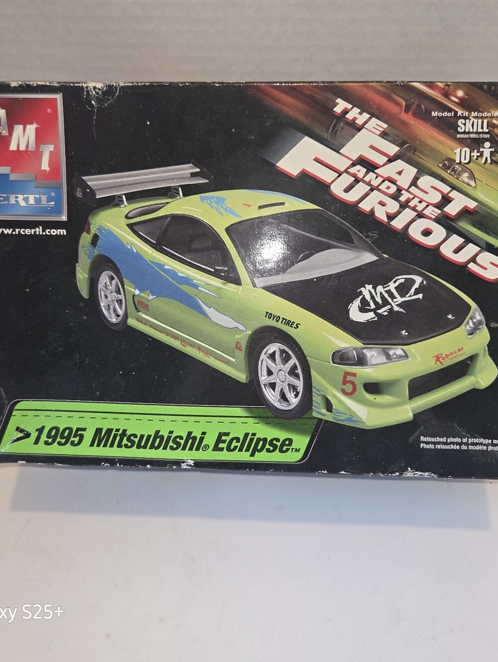 AMT/Ertl Fast & the Furious 1995 Mitsubishi Eclipse 1/25 Model Kit NEW Open Box